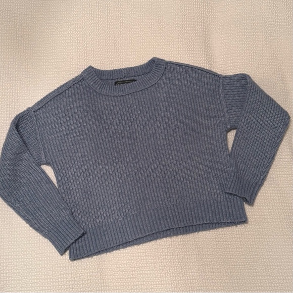 American Eagle Outfitters Sweaters - American Eagle Outfitters | Ribbed Light Blue Sweater | Size Small